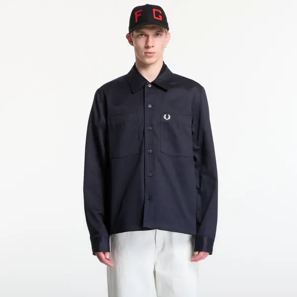 FRED PERRY Jopica Fred Perry Twill Overshirt Navy XL
