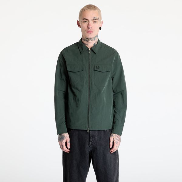 FRED PERRY Jopica FRED PERRY Zip Through Overshirt Court Green M