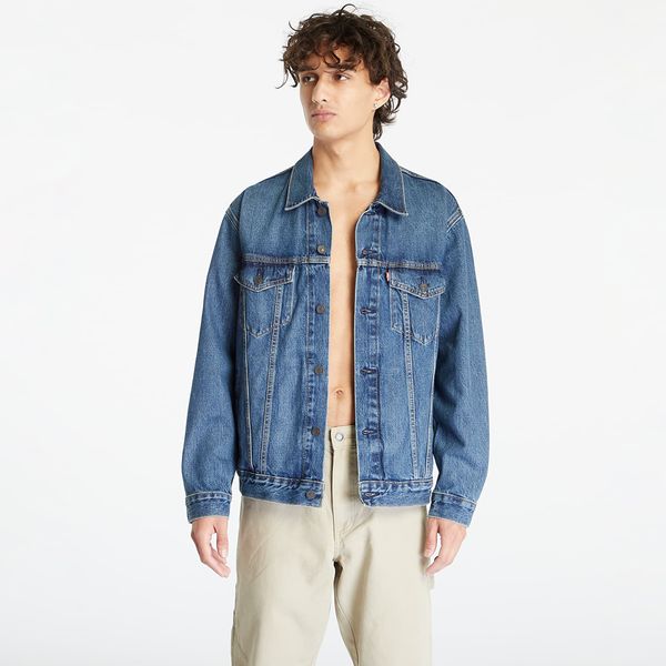 Levi's® Jopica Levi's® Relaxed Fit Trucker Jacket Med Indigo - Worn In L