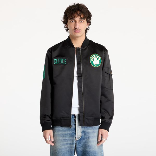 Mitchell & Ness Jopica Mitchell & Ness NBA Team Leader Satin Vintage Logo Celtics Bomber Black L