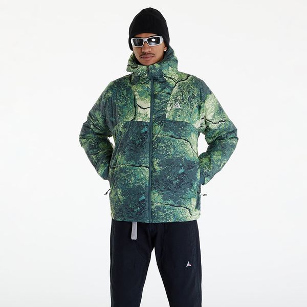 Nike Jopica Nike ACG "Rope de Dope" Men's Therma-FIT ADV Allover Print Jacket Vintage Green/ Summit White XL