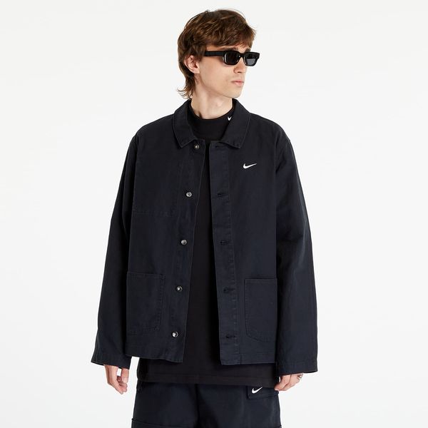 Nike Jopica Nike Life Men's Unlined Chore Coat Black/ White L-T