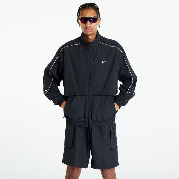 Nike Jopica Nike Solo Swoosh Woven Tracksuit Jacket Black/ White M-T