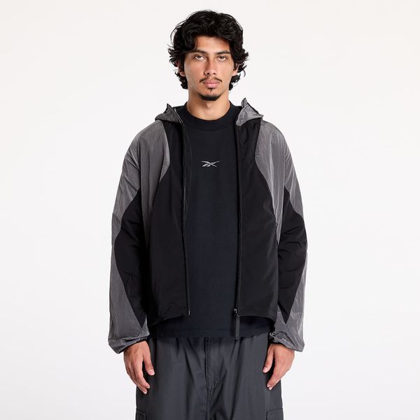 Reebok Jopica Reebok Running Hooded Jacket Black/ Misty Grey L