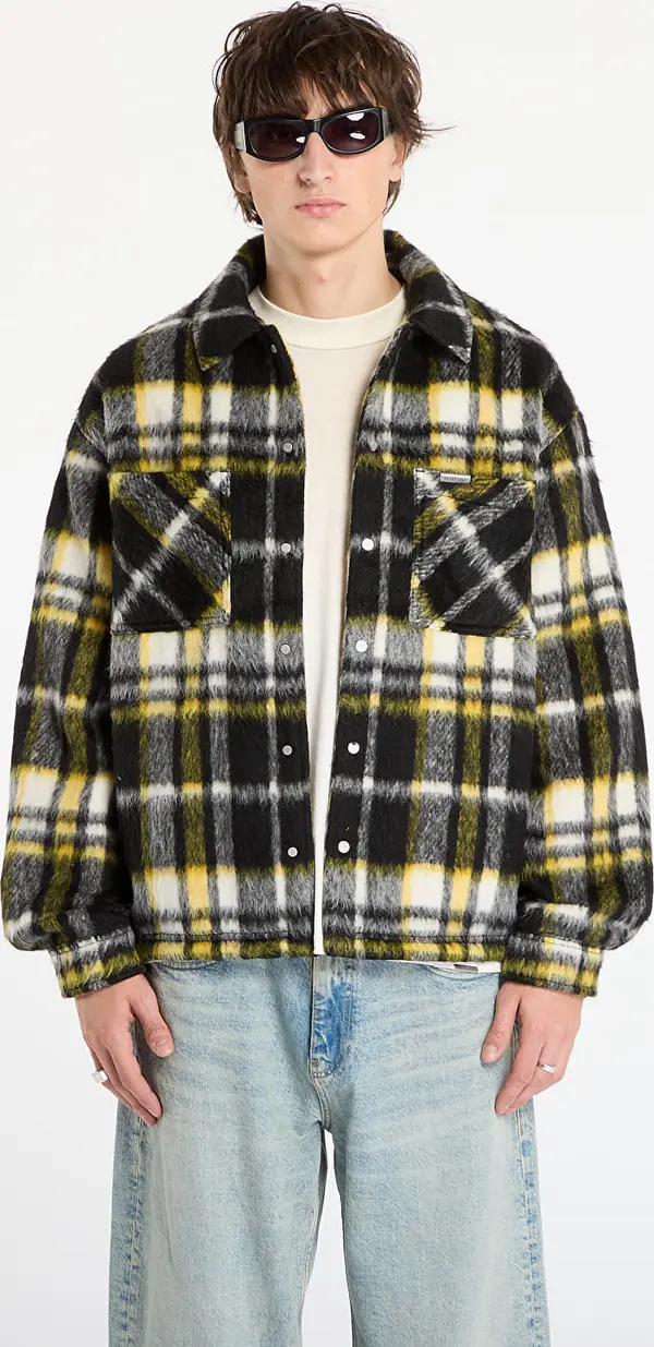 REPRESENT Jopica REPRESENT Textured Overshirt Jet Black M