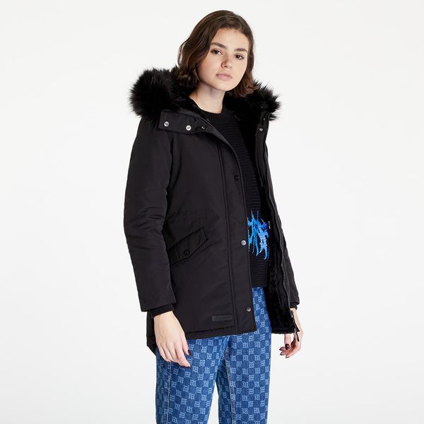 Sixth June Jopica Sixth June Mid Length Parka W/ Fur Black M