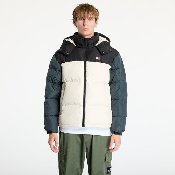 Tommy Hilfiger Jopica Tommy Jeans Alaska Colorblock Puffer Jacket Beige L