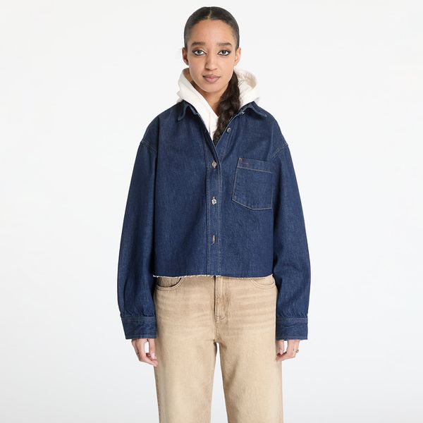 Tommy Hilfiger Jopica Tommy Jeans Cropped Denim Shirt Jacket Denim XS