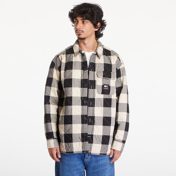 Tommy Hilfiger Jopica Tommy Jeans Lined Check Overshirt Black L