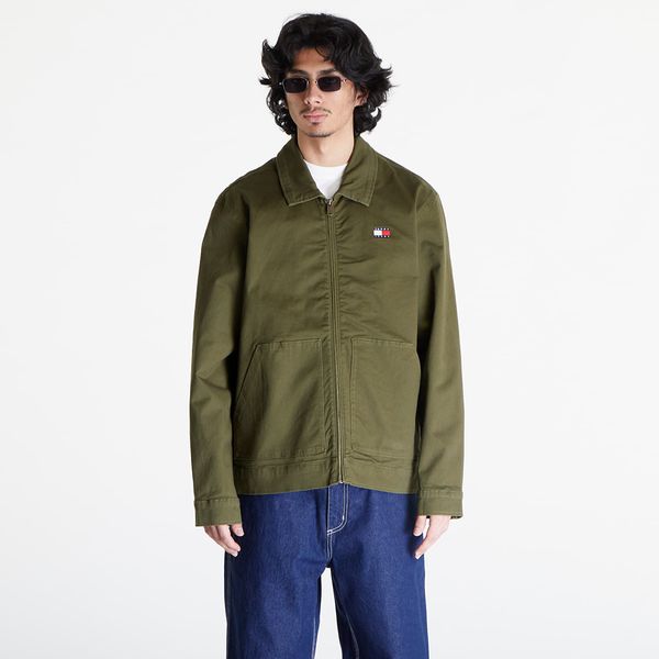 Tommy Hilfiger Jopica Tommy Jeans Regular Cotton Jacket Drab Olive Green XXL