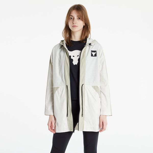 Under Armour Jopica Under Armour Project Rock Woven Jacket Stone/ White S