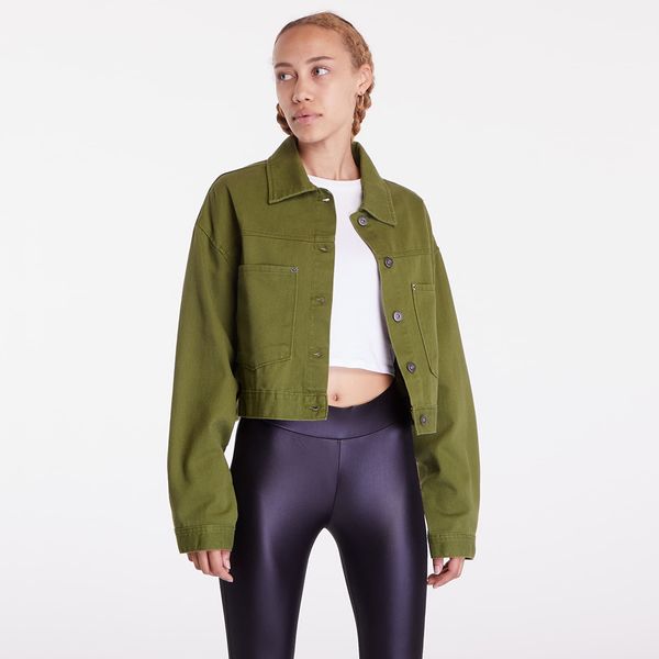 Vans Jopica Vans Raynes Crop Trucker Jacket Pesto XS