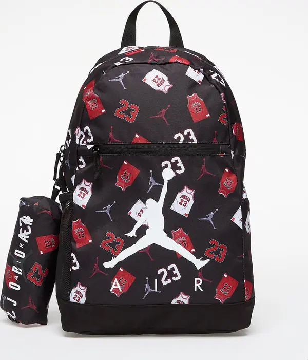Jordan Jordan Jan Air School Backpack Black/ Gym Red/ White Universal