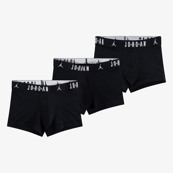 Jordan Jordan Mens Flight Cotton 3-Pack Trunk Black L