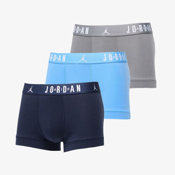 Jordan Jordan Mens Flight Cotton Trunk 3-Pack University Blue M