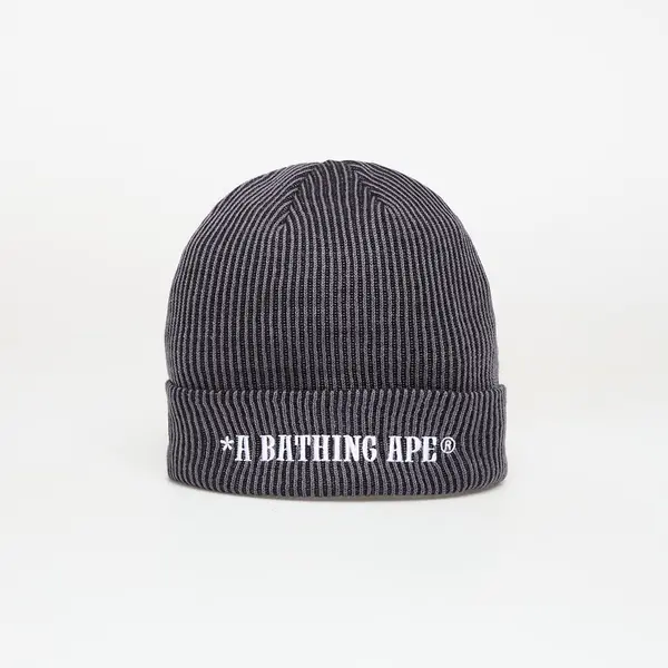 A BATHING APE Kapa A BATHING APE A Bathing Ape Knit Cap Black Universal