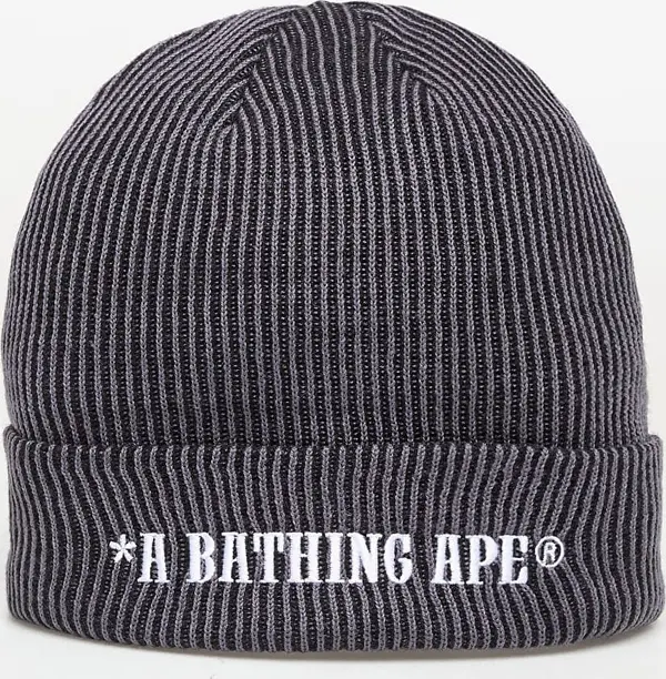 A BATHING APE Kapa A BATHING APE A Bathing Ape Knit Cap Black Universal
