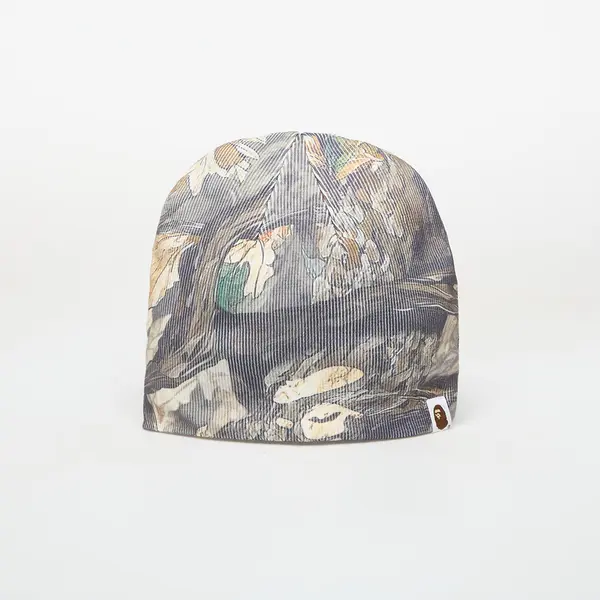 A BATHING APE Kapa A BATHING APE Tree Edge Camo Knit Cap Brown Universal