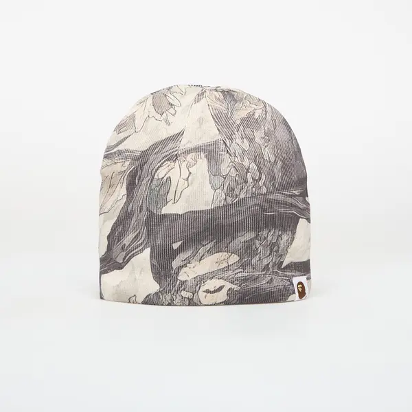 A BATHING APE Kapa A BATHING APE Tree Edge Camo Knit Cap White Universal