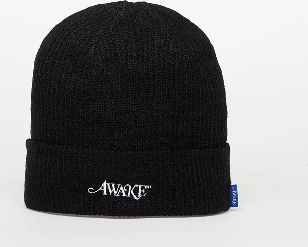 Awake NY Kapa Awake NY Loose Gauge Knit Beanie Black Universal