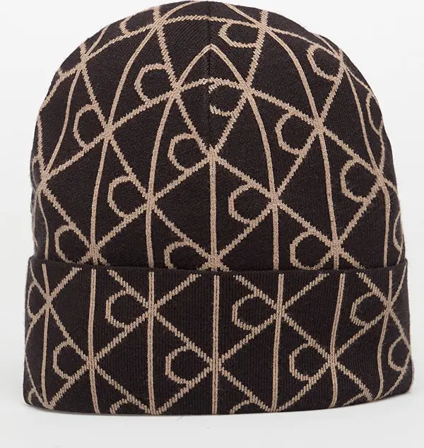 Calvin Klein Kapa Calvin Klein Emblem Aop Jcq Fine Hat Black Universal