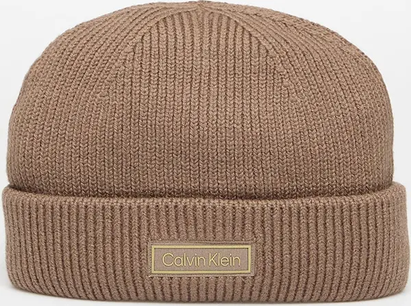 Calvin Klein Kapa Calvin Klein Patch Chunky Rib Doc Hat Brown Universal