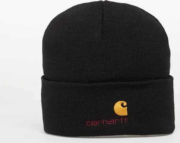 Carhartt WIP Kapa Carhartt WIP American Script Beanie Black Universal