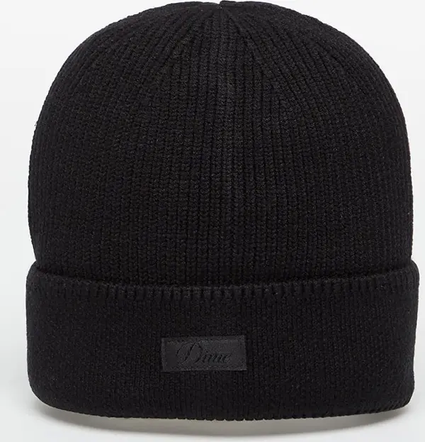 DIME Kapa DIME Cursive Rib Beanie Black Universal