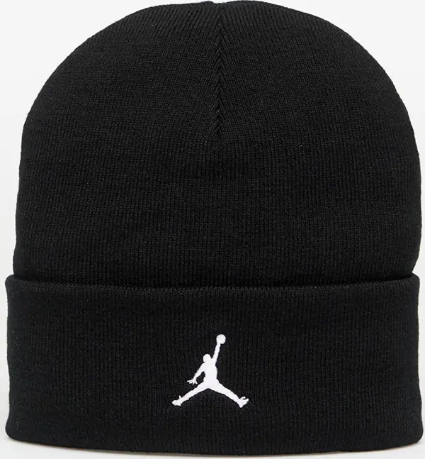 Jordan Kapa Jordan Peak Satin-Lined Beanie Black/ White Universal