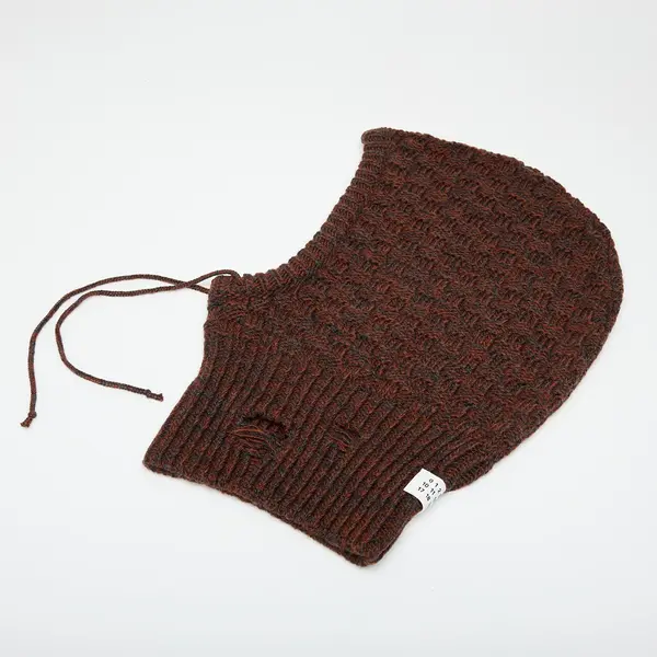 MM6 Maison Margiela Kapa MM6 Maison Margiela Beanie Dark Grey Melange/ Brown L
