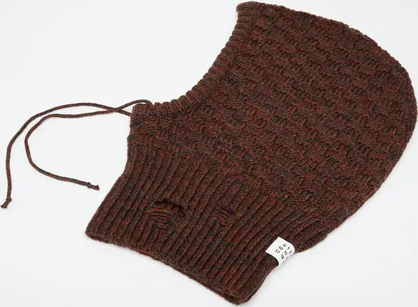 MM6 Kapa MM6 Maison Margiela Beanie Dark Grey Melange/ Brown M