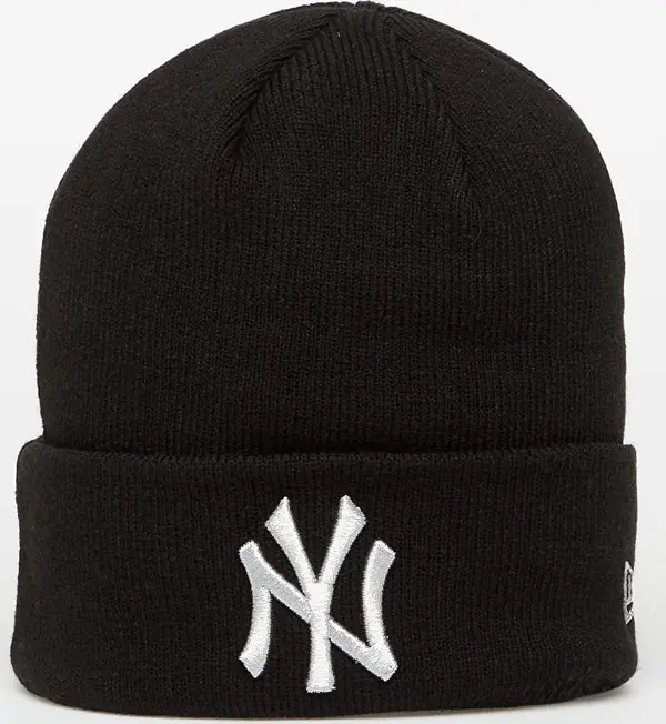 New Era Kapa New Era Knit Medium MLB Metallic Beanie New York Yankees Black Universal