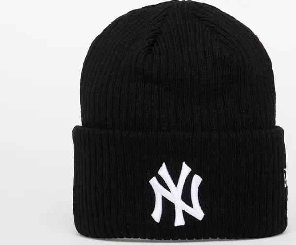 New Era Kapa New Era Knit Medium MLB Wide Cuff Beanie New York Yankees Black Universal