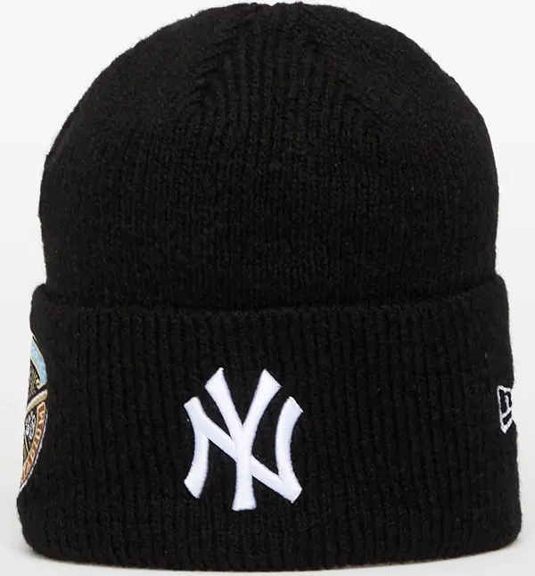 New Era Kapa New Era Knit Medium MLB Ws Beanie New York Yankees Black/ White Universal