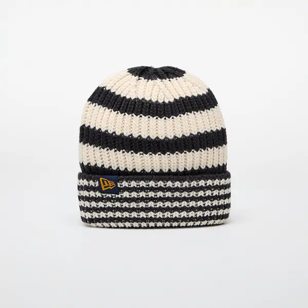 New Era Kapa New Era Knit Medium Stripe Beanie Navy/ Light Cream Universal