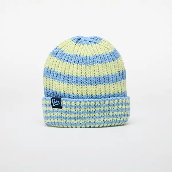 New Era Kapa New Era Knit Medium Stripe Beanie Pastel Blue Universal