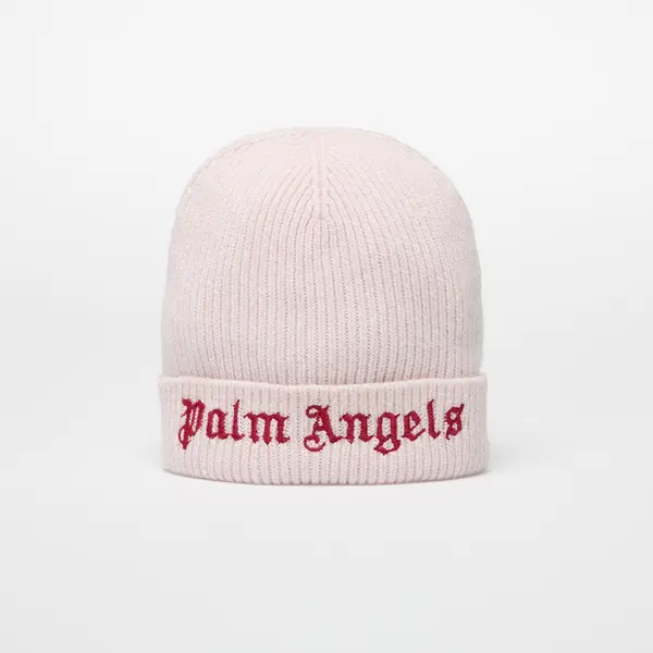 Palm Angels Kids Kapa Palm Angels Kids Logo Knit Beanie Rose Pink/ Brick Red II