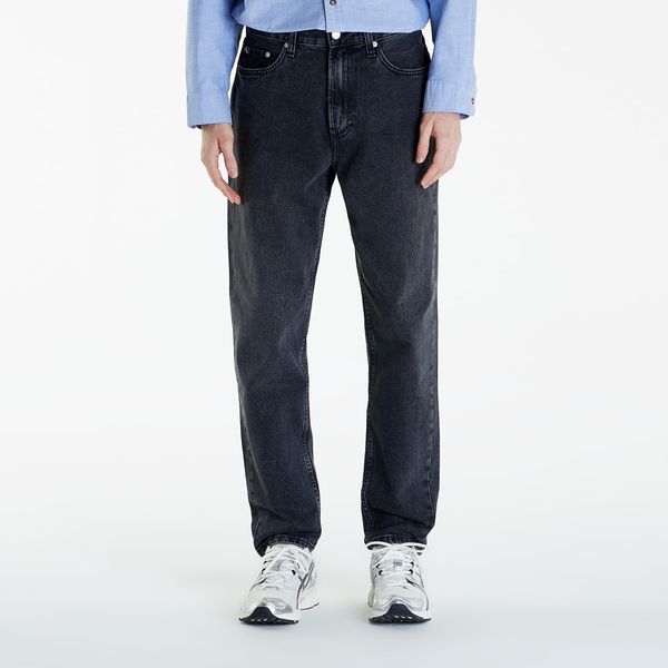 Calvin Klein Kavbojke Calvin Klein Jeans Regular Taper Jeans Black Denim W32/L30