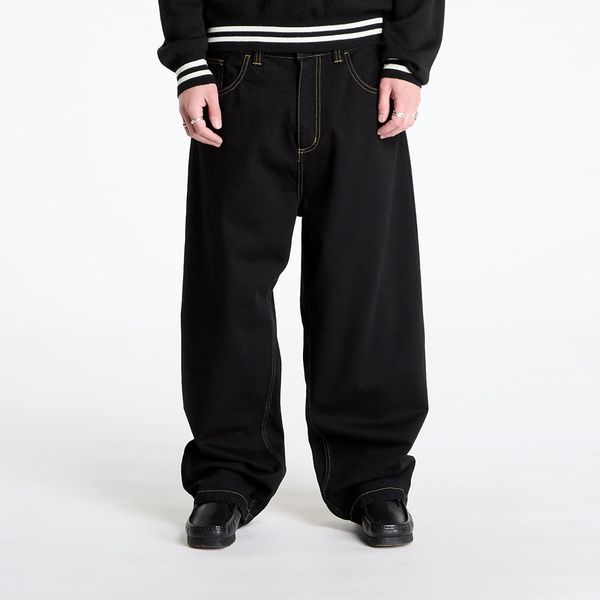 Carhartt WIP Kavbojke Carhartt WIP Brandon Pant Black Rinsed S