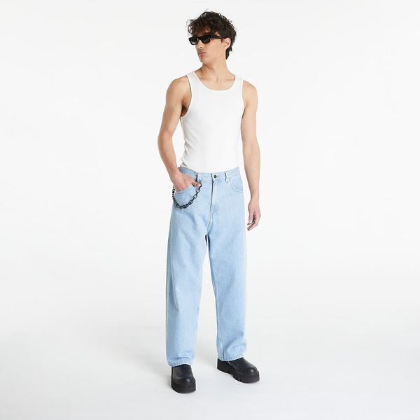 Carhartt WIP Kavbojke Carhartt WIP Brandon Pant Blue Heavy Stone Bleached XS