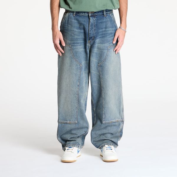 Carhartt WIP Kavbojke Carhartt WIP W' Brandon Double Knee Pant Blue Worn Used Wash L