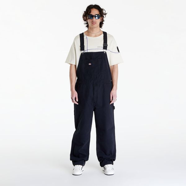 Dickies Kavbojke Dickies Duck Canvas Classic Bib Stone Washed Black M