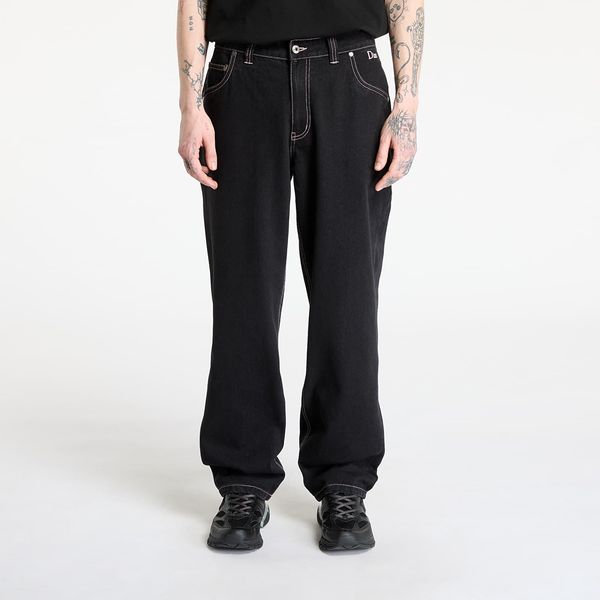 DIME Kavbojke DIME Classic Relaxed Denim Pants Black/ Contrast Stitch 30