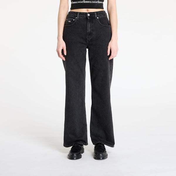 Tommy Hilfiger Kavbojke Tommy Jeans Mia Mid Rise Relaxed Straight Jeans Denim Black W25/L30