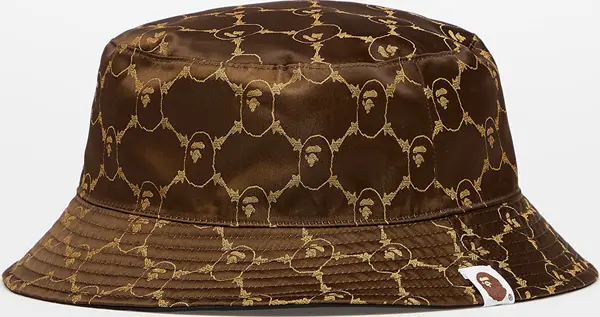 A BATHING APE Klobuk A BATHING APE College Monogram Reversible Buckle Hat Black M