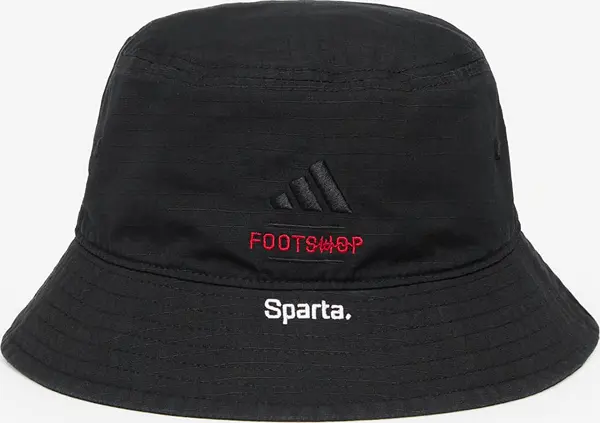 Adidas Klobuk adidas x Footshop x Sparta Bucket Hat Black M-L
