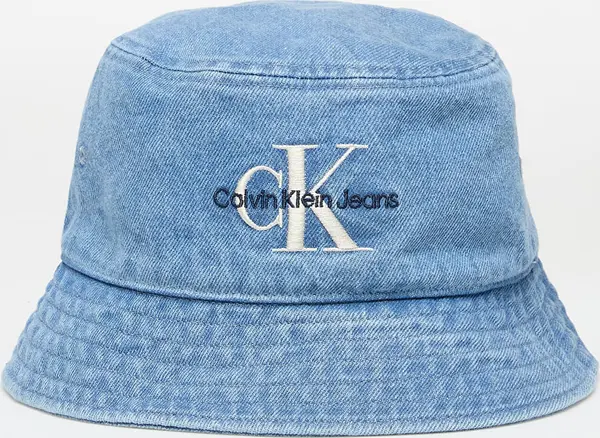 Calvin Klein Klobuk Calvin Klein Jeans Mono Logo Denim Bucket Hat Blue Universal