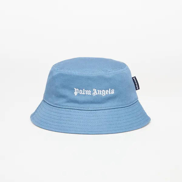 Palm Angels Kids Klobuk Palm Angels Kids Logo Bucket Hat Dusty Blue/ Off White II