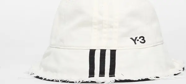 Y-3 Klobuk Y-3 Stripes Bucket Hat Off White M