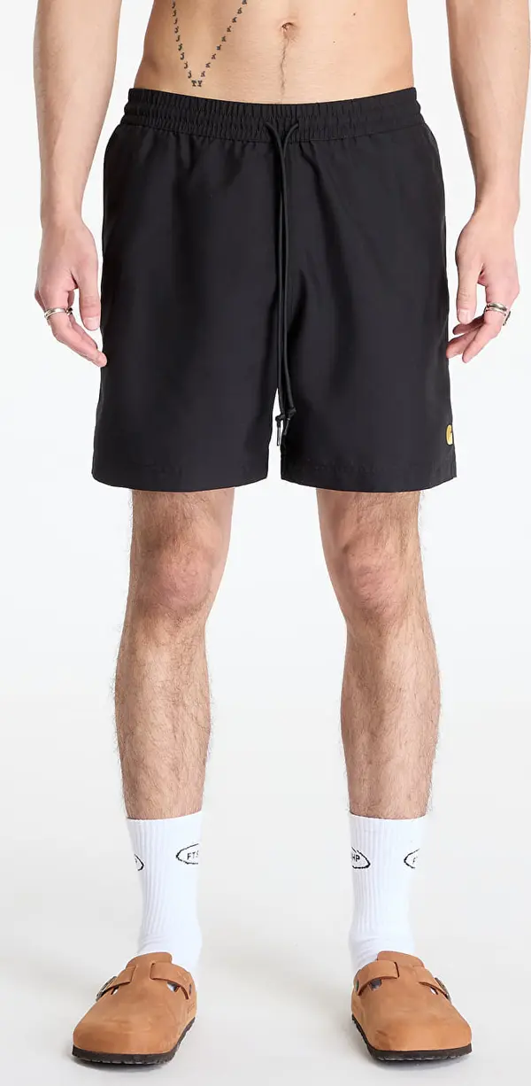 Carhartt WIP Kopalke Carhartt WIP Chase Swim Trunks Black/ Gold S